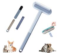 3 in 1 Pet Hair Removal Tool-Doggocomfy Pet Hairs Remover-4-in-1 Reusable,Washable,Extra Long Handle(with a 6in extension rod),for Couch,Window Screen Cleaning Brush Dog and Cat Hair Remover (1 PCS)