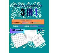 3 in 1 Puzzle Book: word search , word scramble , sudoku puzzle about pilot theme , 9 x 9 grid sudoku , for pilot professions , teens , adults, and seniors | 8.5 inch x 11 inch | 150 Puzzles