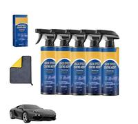 3-in-1 Quick Car Coating Spray,Water Repellent Polish & Protectant for Vehicle Paint,Glass,Wheels - Fast-Acting Hydrophobic Sealant Spray (5PCS)