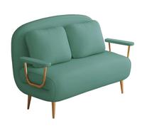 3 In 1 Sofá Cama 1 Plaza Franela Ergonomía Sofá Cama Individual Respaldo Ajustable En 6 Posiciones Sofás De Salón Con Asiento De Esponja De Alta Densidad Para Oficina Dormitorio Salón(Green,190*102*32