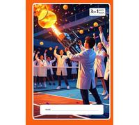 3-in-1 Subject Hardcover Notebook - 243 Pages - 7" x 10": Fun-Filled Notebook for Everyday Heroes