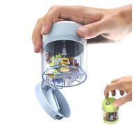 3-in-1 Travel Pill Organizer, 7-Day Portable Pill Box with Cutter and Labels, Compact Medicine Dispenser for Daily Medication, Vitamins, Fish Oil, and Supplements (B-Blue)