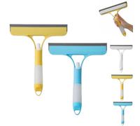 3 in 1 Window Cleaning Scraper with Spray,3 in 1 Spray Squeegee,Squeegee and Scrubber,All-Purpose Window Cleaner Tool,for Car, Home, Mirror, Tile Walls (2PCS-B)
