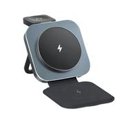 3 In1 Foldable Magnetic Wireless Charger Stand for for 12-15 for Watch 8/7/6 Airpods Charging Station A