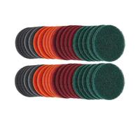 3 Inch - Hook & Loop Scouring Pads Kit for Household Cleaner Tools, Dusty for Car Hub Cleaning, Auto Polishing & Sanding