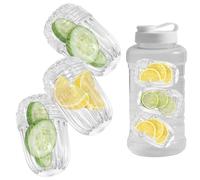 3 infusores de té, bolas coladoras de filtro de té desmontables de malla de plástico para hojas sueltas, té, café, fruta, compatible con botellas Stanley/Hydro Flask de boca ancha, cesta difusora de