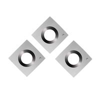 3 insertos de carburo de 15 mm con radio R150, cuchilla indexable for cepilladora helicoidal y regruesadora de carpintería.