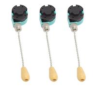 3 Interruptores de Cadena de Tracción, Interruptor de Luz de Ventilador de Techo, 3 Velocidades, 4 Cables para Lámpara de Techo, Lámpara de Ventilador, Lámpara de Pared (Cromo)