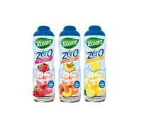 3 jarabes sin azúcar frambuesa/arándano melocotón limón 3X0.6L