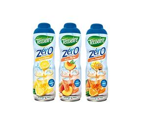 3 jarabes sin azúcar limón melocotón tropical 3X0.6L