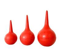 3 jeringas de bulbo de oído, jeringa de mano, para lavar los oídos, 30 ml, 60 ml, 90 ml, bombilla de goma roja, herramienta de laboratorio