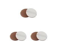 3 juegos de 8 almohadillas de espuma aplicadoras de espuma para aplicar polvo facial, almohadillas suaves multicolor