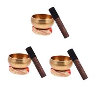 3 juegos de cuencos de meditación para yoga, cuencos de canto, cuencos de canto, cuencos de meditación tibetana, cuencos de canto budista, accesorios de meditación, cuencos de sonido tibetano, camp