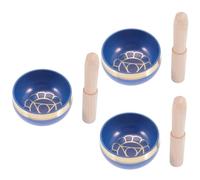 3 juegos de cuencos de música budista, budismo de cobre, cuenco con sonido de Buda, cuenco de meditación, cuencos para cantar, cuenco tibetano, cuenco de sonido multifunción, cuenco tibetano de mad