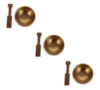 3 juegos de cuencos de música budista, kit de cuencos tibetanos, arco hecho a mano, cuenco de sonido tibetano, cuenco de sonido curativo, herramienta de meditación, cuenco de canto hecho a mano, cl