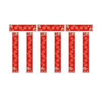 3 Juegos de Papel en para Pareados DIY, Papel Xuan Rojo, Escritura DIY, Adornos Chunlian para Puertas, Tiendas, Restaurantes Y Decoración del H, Style H