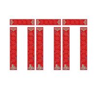 3 Juegos de Papel en para Pareados DIY, Papel Xuan Rojo, Escritura DIY, Adornos Chunlian para Puertas, Tiendas, Restaurantes Y Decoración del H, Style D