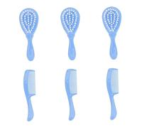 3 Juegos peine de champú para bebés scalphero massage scalp massager peine de niños trajes para niños cepillo de limpieza cepillo de baño para bebés kit de peine cepillo para bebé