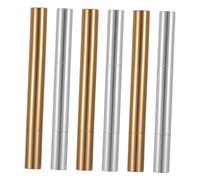 3 Juegos Tubo De Brillo De Labios Tinte Sin Aire Bálsamo Glosas Cepillo De Pluma De Aceite De Uñas Vacío Tubos Mini Recargable Tabletas Bomba El Plastico 6 Piezas * 3 FRCOLOR