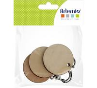 3 Key Rings Rounds 50X5Mm