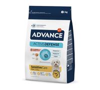3 kg Advance Active Defense Mini Sensitive Salmón y Arroz pienso para perros