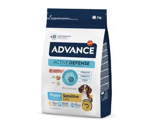 3 kg Advance Active Defense Puppy Sensitive Care Salmón pienso para perros
