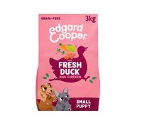 3 kg Edgard & Cooper Pienso Pato y Pollo para cachorros mini