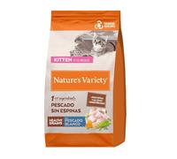 3 kg Nature's Variety Healthy Grains Kitten Pescado Blanco pienso para gatitos