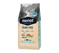 Ownat Cat Just Grain Free Sterilized Fish 3 Kg Comida Para Gatos