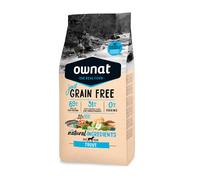 3 kg Ownat Just Grain Free Trucha pienso para perros