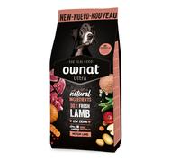 3 kg Ownat Medium Ultra Cordero y Arroz pienso para perros