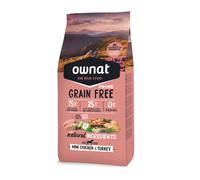 Ownat Grain Free Prime Mini Pollo y Pavo 3 Kg