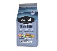 3 kg Ownat Senior Prime Grain Free Pollo y Pavo pienso para perros