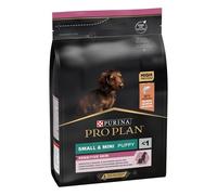 3 kg Pro Plan Puppy Small y Mini Salmón pienso para Perros Piel