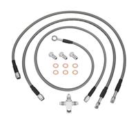 "+3" Kit latiguillos de freno metálicos trenzados para Suzuki Ka-wasaki | para Suzuki LT-Z400 para Ka-wasaki KFX400 para Arctic Cat DVX 400 2003-2008