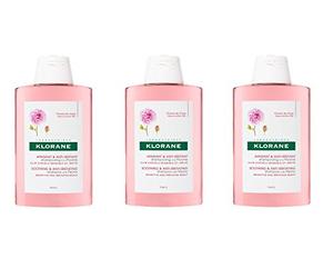 3 Klorane Champú Alla peonía 400 ml Piel capelluto Sensible y irritabile