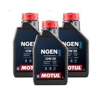 3 L Litros Aceite Motor MOTUL NGEN HYBRID 0W20 Sintético ibrido