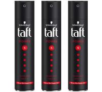 3 lacas Schwarzkopf TAFT Power para el cabello, grado de retención de 5 unidades, para todo tipo de cabello, hasta 72 horas de duración, fórmula vegana de 250 ml (3 unidades)