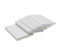 3 láminas de PVC espumado blanco de 18 mm - Lámina rectangular de PVC espumado versátil for manualidades, modelismo, arte y proyectos escolares(1.8x30x40cm)