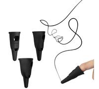 3 lápices capacitivos para dedos, lápiz capacitivo para pantalla táctil, silicona de alta precisión y sensibilidad para iPhone, teléfonos móviles y tabletas Android, todas las pantallas táctiles (para