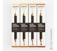 3 Lápiz Dúo Micro Contorno NYX - MCDP "Elige Tu 3 Color" Joy's Cosmetics