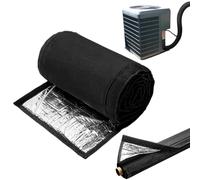 3-Layer HVAC Copper Pipe Insulation Cover,72x10.2 Inch Flexible Copper Lines Protective Sleeve Wrap,Waterproof Weather Resistant,for Outdoor Central Air Conditioning & Mini Splits