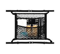 3-Layer Passenger Seat Net - Car Storage Organizer | Elastic Pocket | Multi-Compartment Pouch, Stretchy Mesh Material, Quick Access Design, Secure Hold, Versatile Use, for Car, SUV, Truck, Road T
