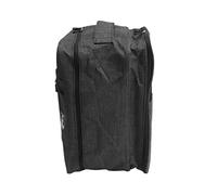 3 Layers Travel Shoe Bag, Light Weight Portable Shoe Storage Bag Large Capacity Waterproof for Camping for Home (Color : Black)