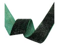 3 lazos de terciopelo con purpurina for hacer tú mismo, caja regalo, vestido boda, zapatos, sombreros, accesorios navideños, prendas vestir para Manualidades(Green)