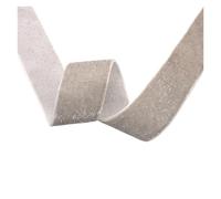 3 lazos de terciopelo con purpurina for hacer tú mismo, caja regalo, vestido boda, zapatos, sombreros, accesorios navideños, prendas vestir para Manualidades(Grey)