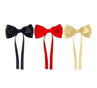 3 lazos suaves al tacto para el pelo con lazo, accesorios de horquilla para mujeres y niñas, cinta para cola de caballo