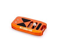 3 Legged Thing BASE70 - Placa de liberación rápida Compatible con Arca (70 mm), Color Naranja