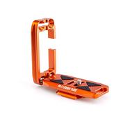 3 Legged Thing Ellie PD - Escuadra Universal de liberación rápida, Compatible con Peak Design Capture, Cobre (Naranja)