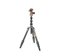 3 Legged Thing Legends Bucky Kit - Trípode de Fibra de Carbono, Apto para Viajes, trípode de cámara Ajustable con 3 Patas Desmontables y múltiples Puntos de Montaje (Color Gris)